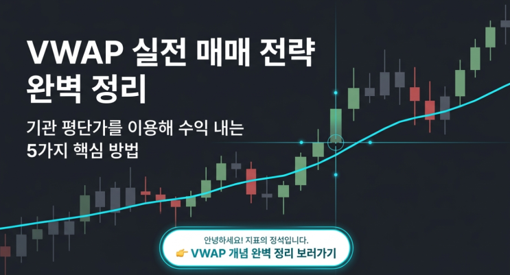  VWAP 실전 매매 전략 완벽 정리 | 기관 평단가를 이용해 수익 내는 5가지 방법
