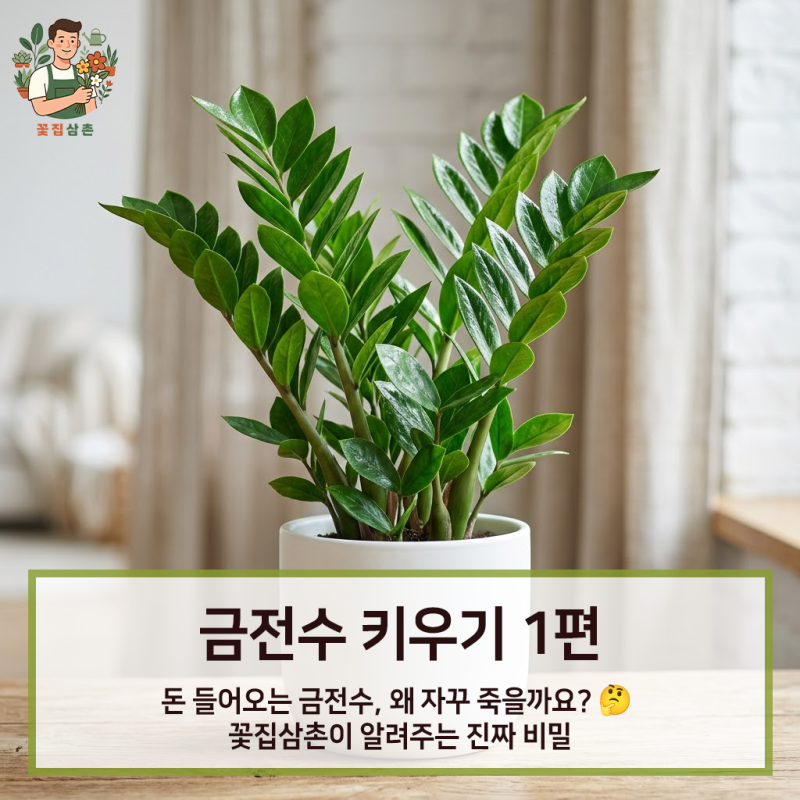 [금전수 키우기 1편] 돈나무(금전수) 키우기 대공개! 개업·집들이 선물 1위 금전수 안 죽이고 ....