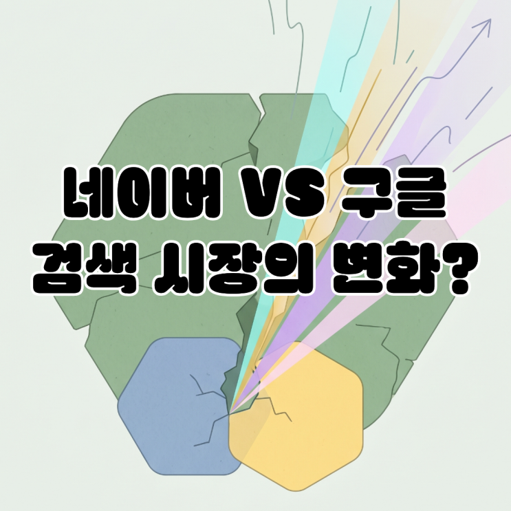  구글 VS 네이버 AI 기술 도입에 따른 국내 검색 시장 판도 변화