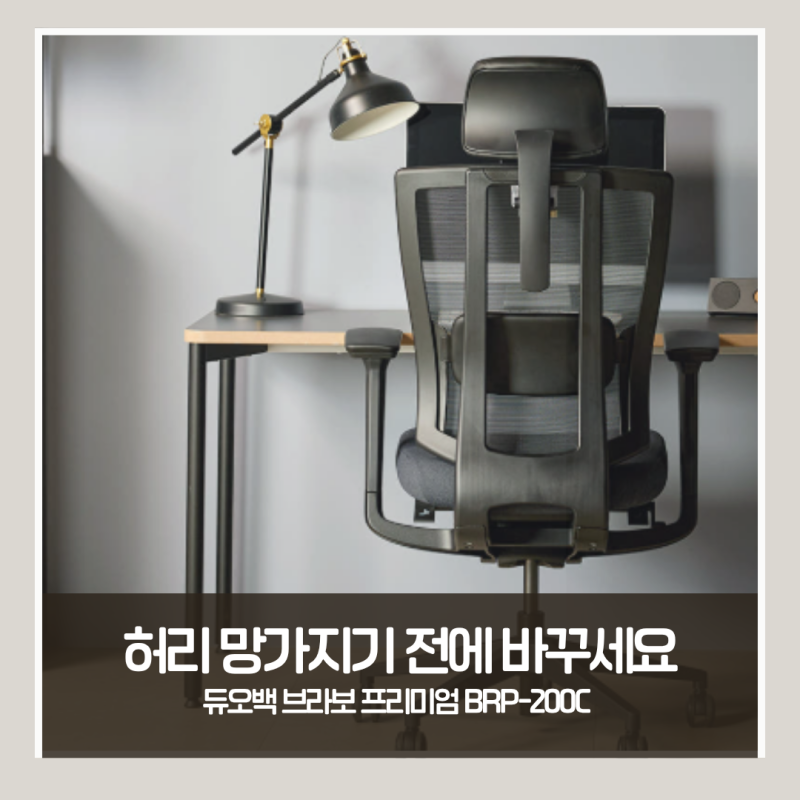 듀오백의자 고민이라면? 듀오백매장 가기 전 꼭 봐야 할 BRP-200C 후기 정리