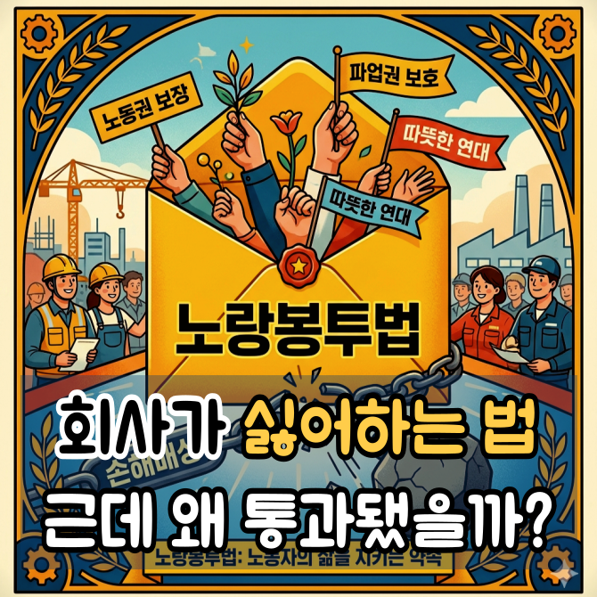  노란봉투법 뜻 쉽게 정리, 찬반 논란 핵심 요약