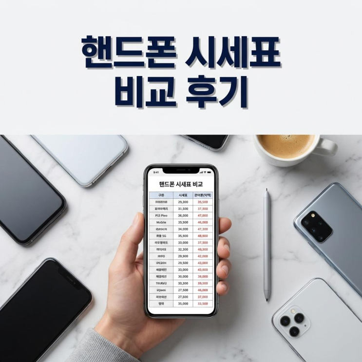  대전 휴대폰 성지 핸드폰 시세표 비교 및 후기