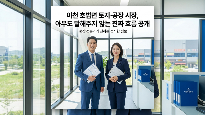  이천시 호법면 토지 공장 시장분석｜2026 투자처와 시세 총정리