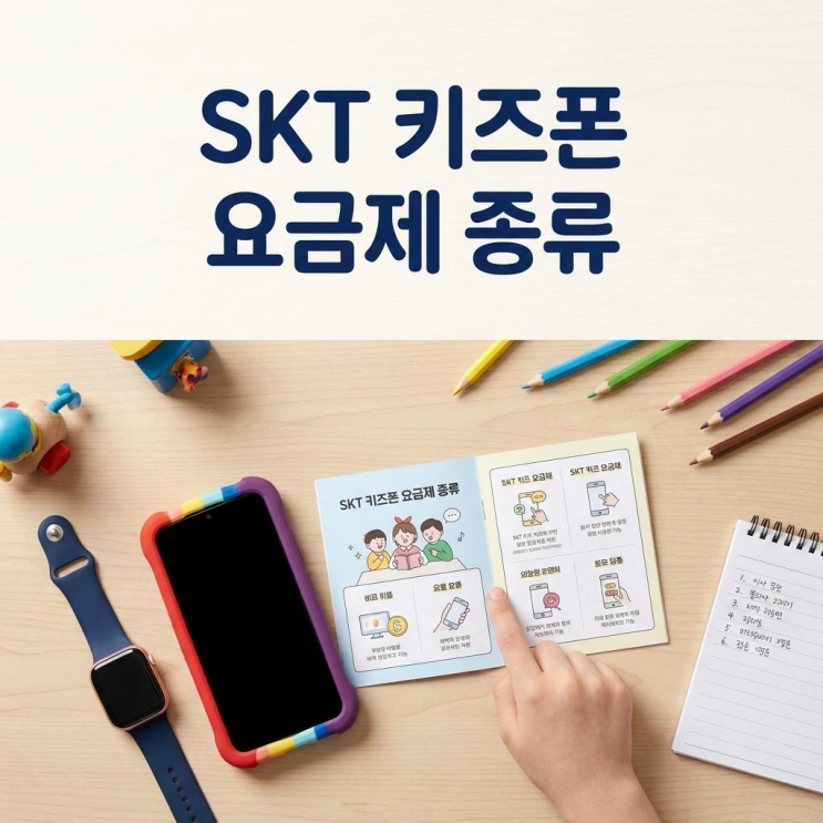 SKT 어린이 키즈폰 요금제 종류 및 정보 알아보기