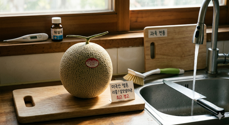 “멜론 먹고 사망 위험?” 미국 멜론 5만개 리콜 사태! 살모넬라균 증상 및 예방법