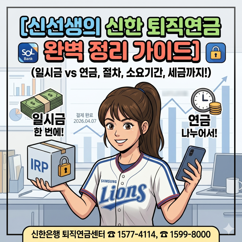 신한은행 퇴직연금 수령 방법: IRP 해지부터 퇴직금연금 지급 의무와 미지급 시 강력한 처벌??