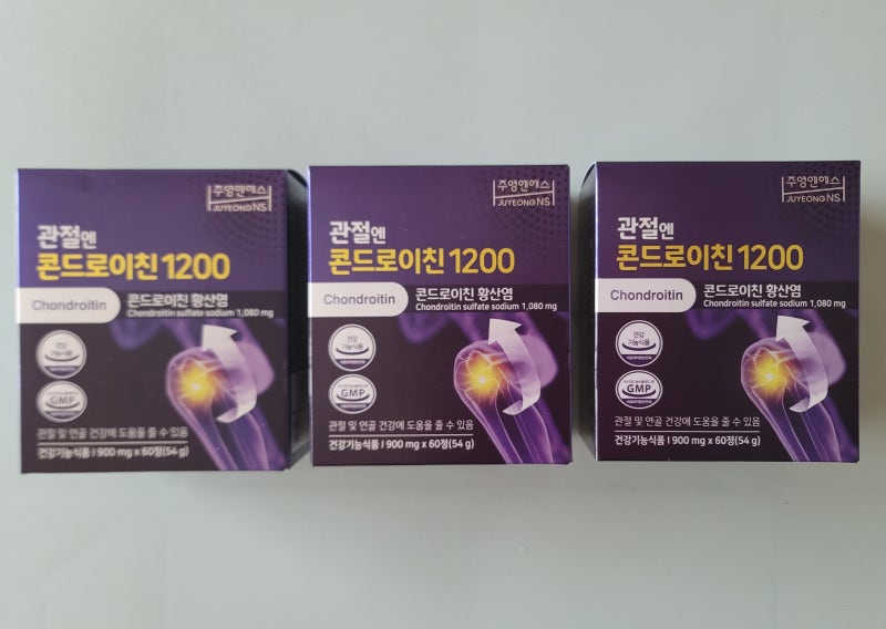 주영엔에스 관절엔 콘드로이친 1200 60정 3개