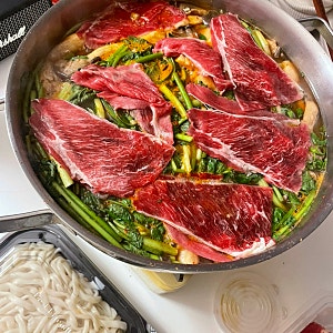 등촌샤브칼국수 잠실 배달 비조리 포장 메뉴 가격 짱맛있네