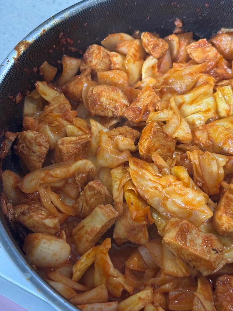 하림 닭가슴살 닭갈비 초간단 레시피/ 샘표 춘천 닭갈비 양념