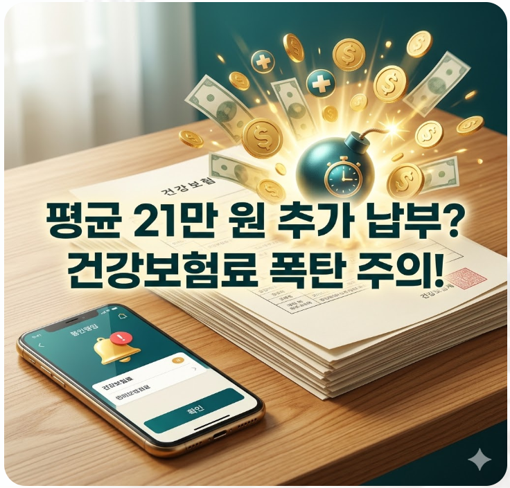  평균 21만 원 추가 납부? 2025년 귀속 건강보험료 정산 대상과 환급 확인법