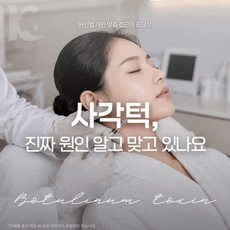  광주턱보톡스 침샘과 사각턱 부위 및 이중턱주사 차이는? 성형외과의원 칼럼