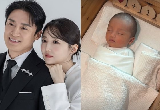"살짝 인형 의심 중" 김소영♥오상진 둘째 아들 비주얼 공개에 난리 난 이유