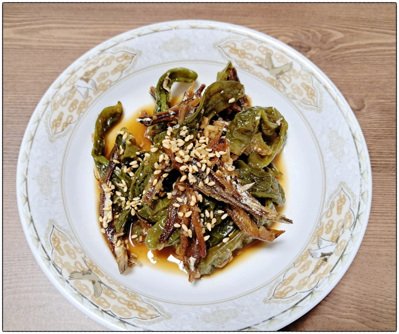 엄마 손맛 그대로, 멸치 꽈리고추 조림 황금 레시피 - 멸치 꽈리고추 조림