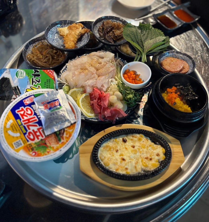 [강릉횟집] 강릉 경포대 술집 가성비 포차 "경포마켓"