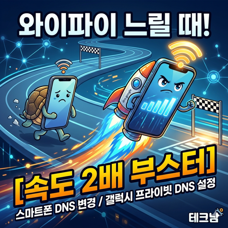 스마트폰 와이파이 느릴 때 해결방법 5가지 | 아이폰/갤럭시 인터넷 속도 2배 올리는 설정