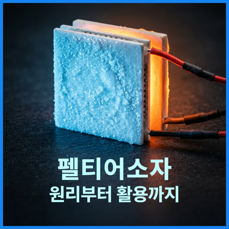  펠티어소자 원리부터 활용까지 - 전기로 냉각과 발열을 동시에 만드는 기술