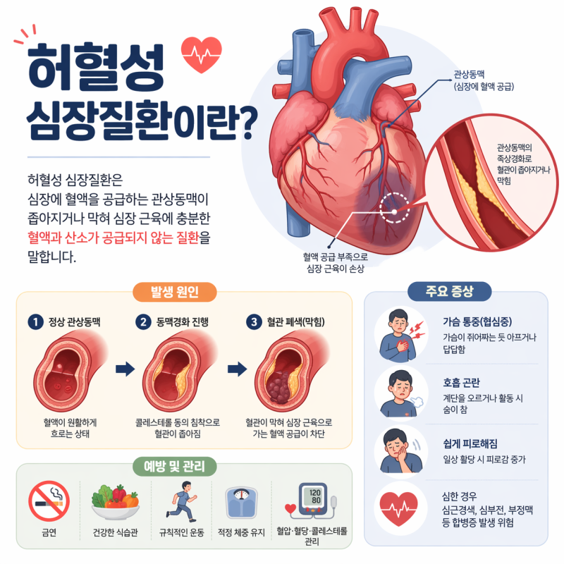 허혈성 심장질환 범위, 어디까지 알고 대비해야 할까요?