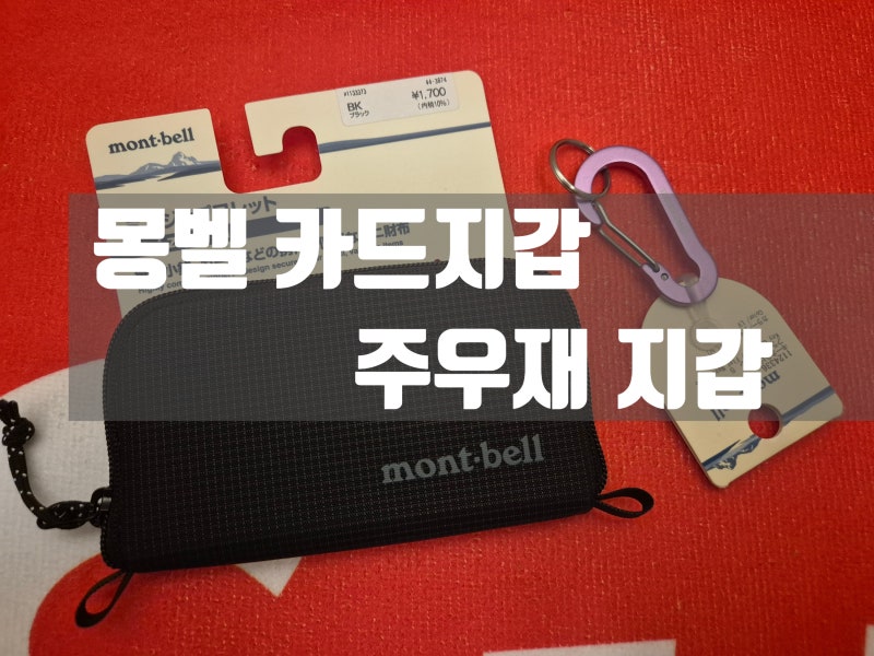 몽벨 카드지갑 추천! 주우재 지갑으로 왜 많이 찾을까?