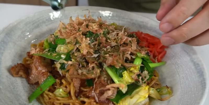 야끼소바 만들기 레시피 - 소스까지 일본인이 알려주는 야끼소바면 맛있게 하는 방법.