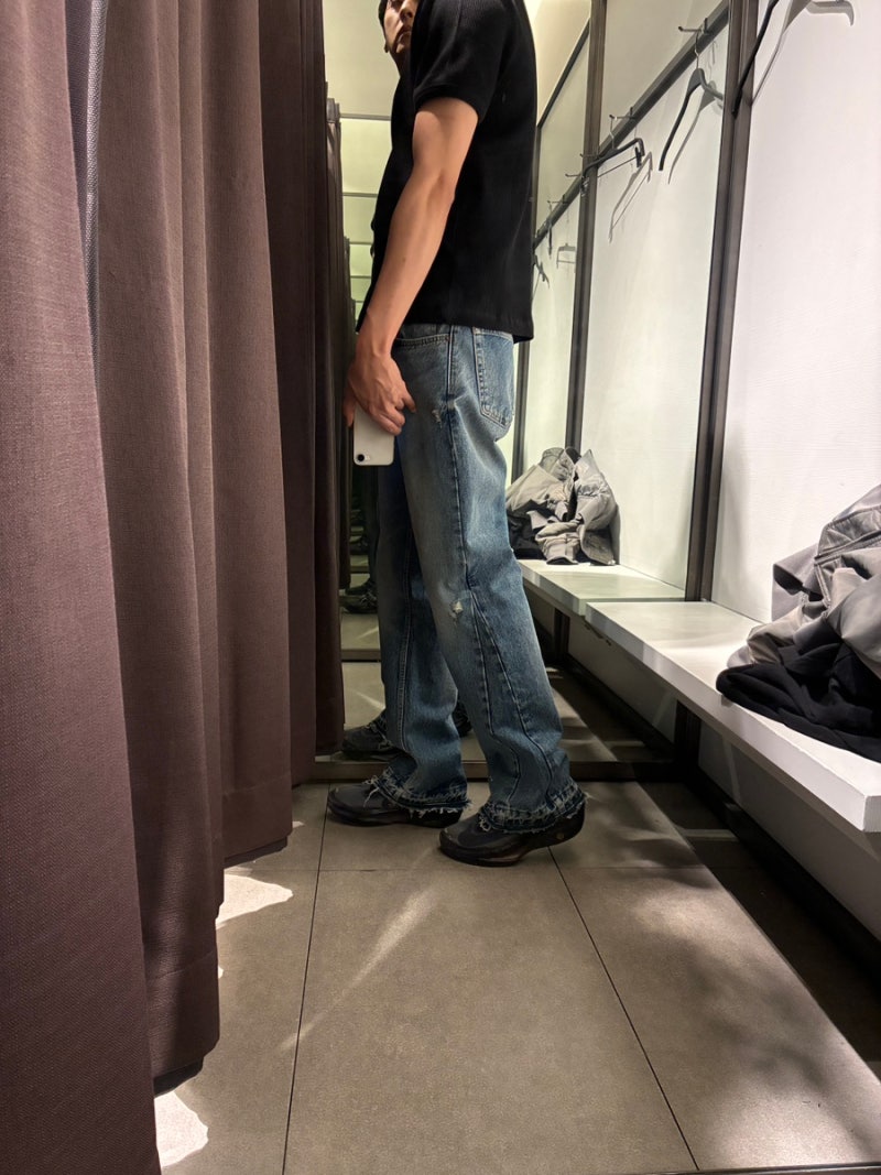 남자 플레어진 추천 및 착샷 zara 자라