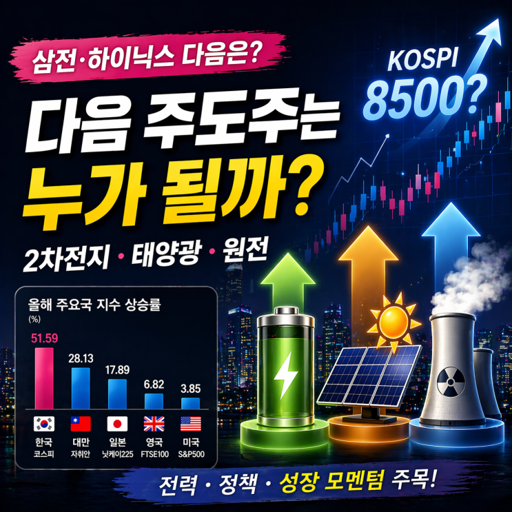  반도체로 벌었으면 다음 판을 봐야죠… 요즘 다들 보는 주식 무엇?