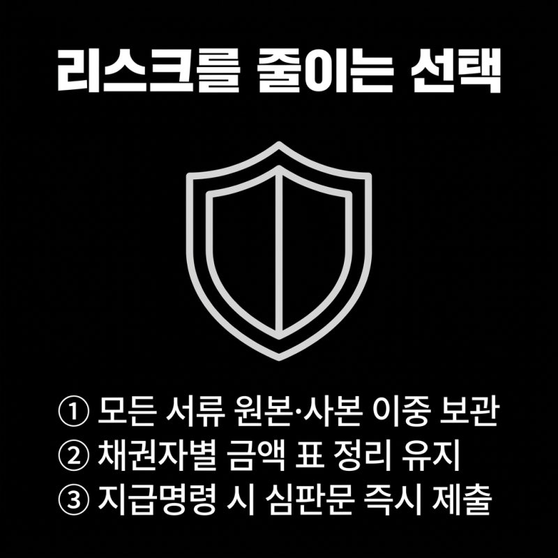 한정승인 후 채권신고서 처리 및 배당절차 관련 이미지 7