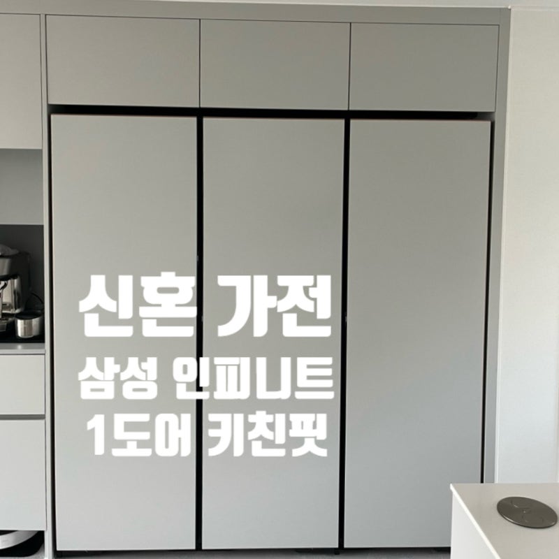 1도어 삼성 인피니트 AI 냉장고 + 냉동고 + 김치냉장고 (비스포크 비교 / 가격 / 실 사용 후기)
