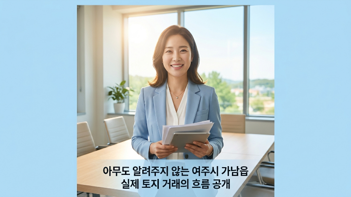  여주시 가남읍 토지 실거래 궁금증 해결｜2026 시세·투자 총정리
