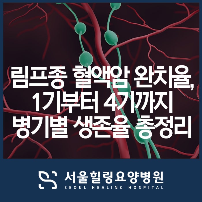 림프종 혈액암 완치율, 1기부터 4기까지 병기별 생존율 총정리
