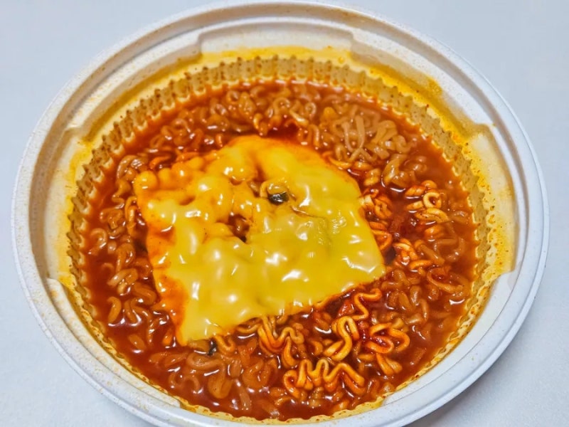 왕뚜껑 국물라볶이 조리법 레시피 후기, 편의점 컵라면 꿀조합 추천