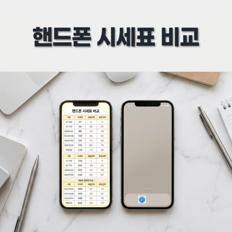  울산 휴대폰 성지 핸드폰 시세표 비교 확인 필수