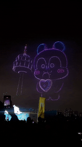2026 한강공원 드론쇼 직관 후기, 여의도 드론쇼 BT21 in Seoul