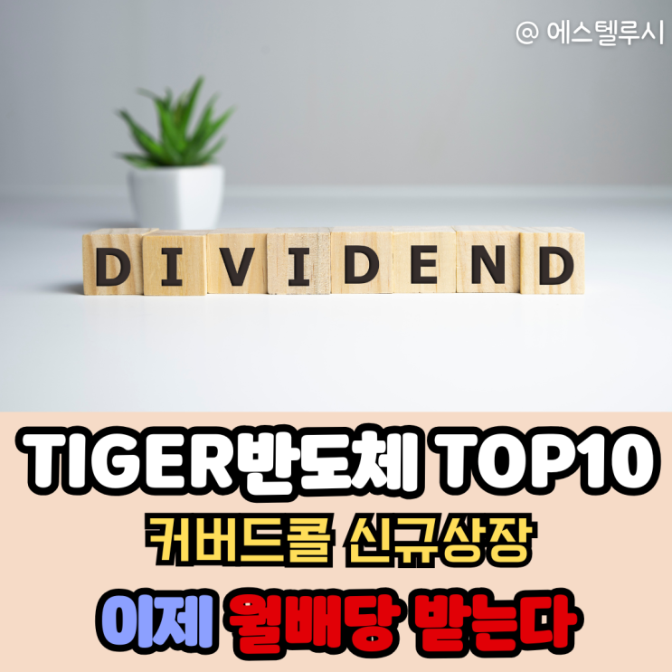 TIGER 반도체TOP10 ETF, 이제 월배당으로 받는다 - 커버드콜액티브 완전 분석