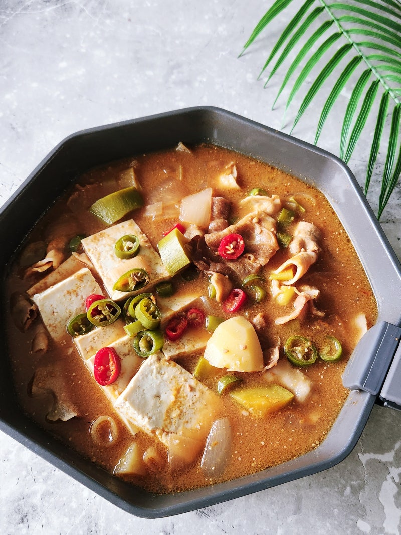 류수영 평생 된장찌개 레시피 두부 우삼겹 된장찌개 끓이는법