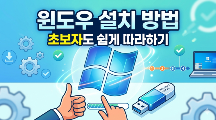  컴퓨터 수리점 안 가도 됨! 셀프 윈도우 포맷 및 설치 방법 정리