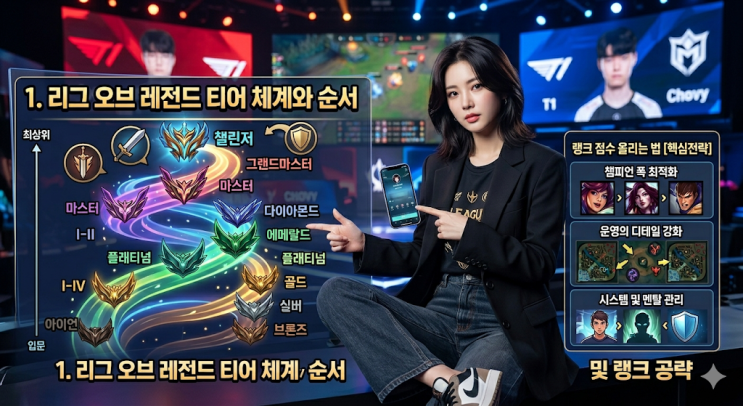  롤티어 순서 | 랭크 점수 안 오른다면 필독! MMR 관리와 티어 상승 공략