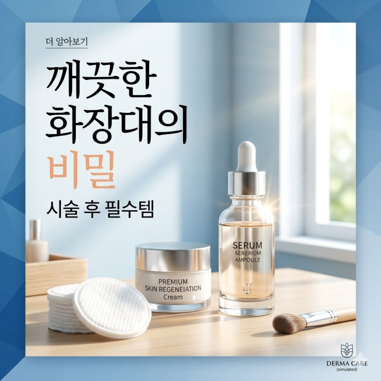  피부과 시술 후 관리 안 하면 돈 버리는 꼴? 재생크림 효과와 부작용 막는 세안법 총정리
