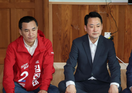 장동혁 강원 방문에 김진태 “결자해지 필요” 메시지