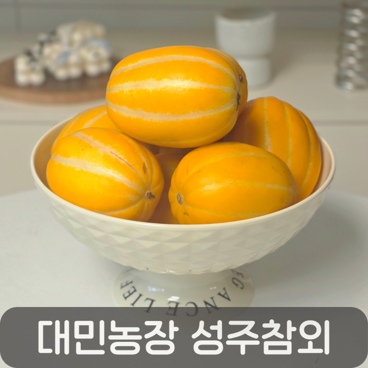  성주참외 당도 끝판왕, 대민농장 프리미엄 성주참외