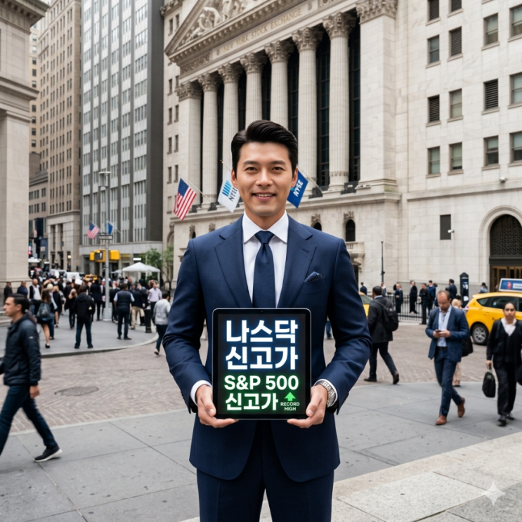  S&P 500과 나스닥가 다시 사상 최고치 경신 필라델피아반도체 지수 16일 연속 상승!