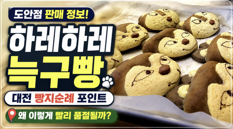  하레하레 늑구빵 대전 빵지순례 포인트, 왜 이렇게 빨리 품절될까