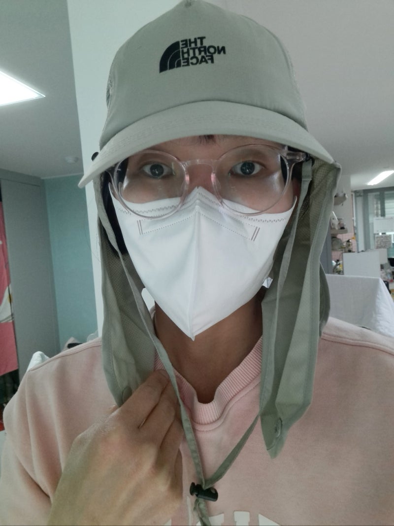 매장정품 노스페이스 모자 햇빛 차양 자외선 차단 필수 모자