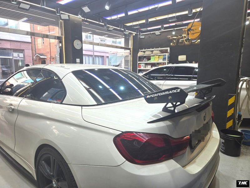 BMW 4시리즈 시간과 비용만 줄이는 길거리 판금도색 후 세차...