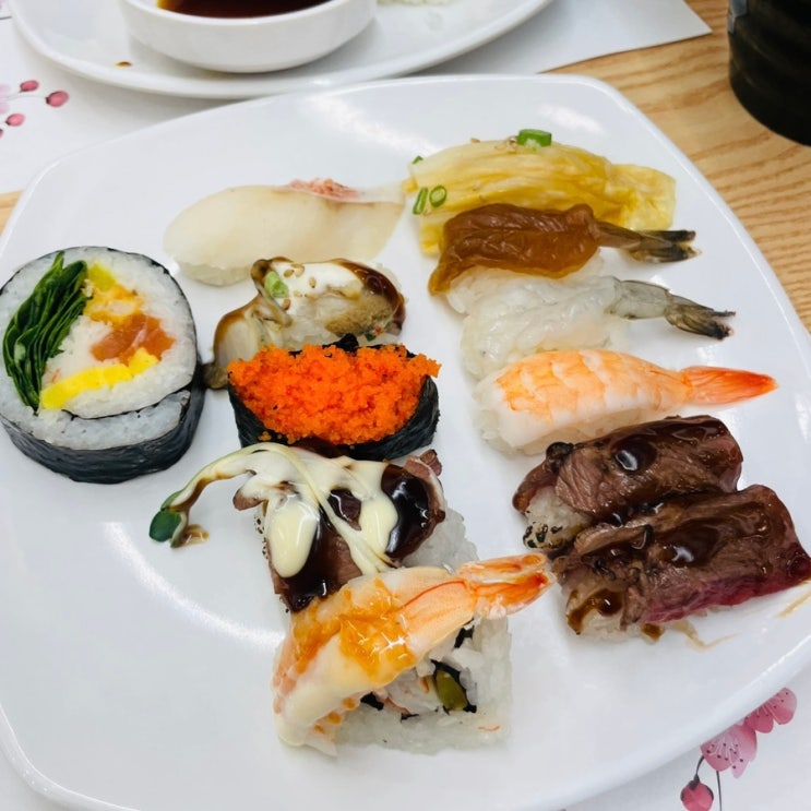  <다이닝원 안산점>안산 중앙동 가성비 좋은 무한리필 초밥뷔페 맛집 추천 솔직후기