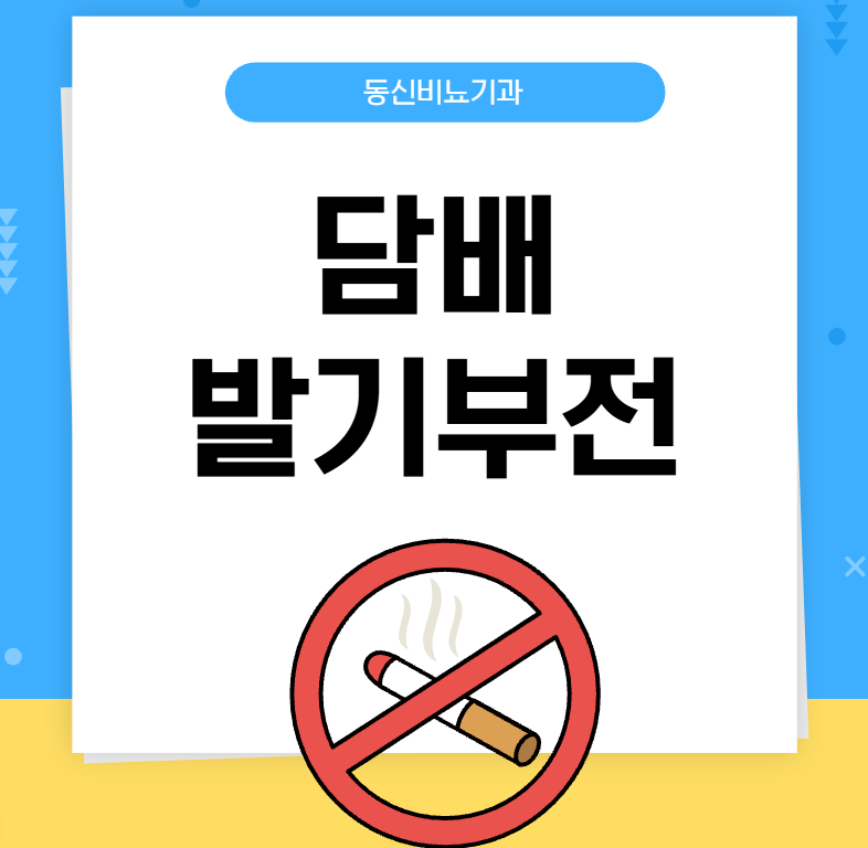 담배발기부전 흡연이 정말 혈류에 영향을 줄까?