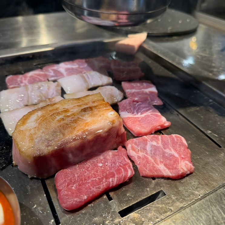  [육즙터] 마포역 연탄 돼지고기 존맛탱 마포 공덕 1티어 고기집