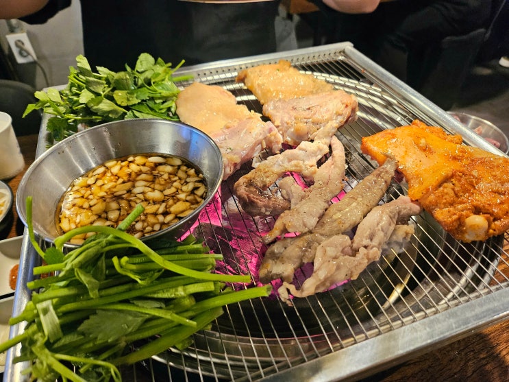  잠실새내 숯불닭갈비 맛집 신선계 잠실새내본점 추천