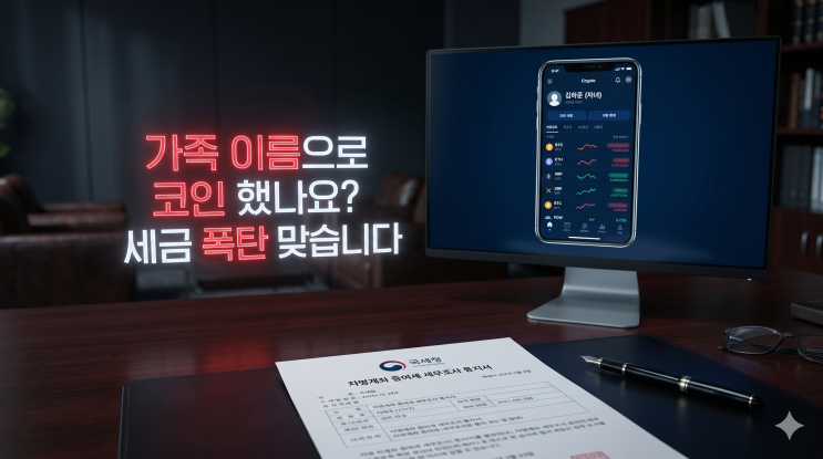  가족 이름으로 코인 투자했는데 증여세 폭탄? (차명계좌 세무조사 방어법)