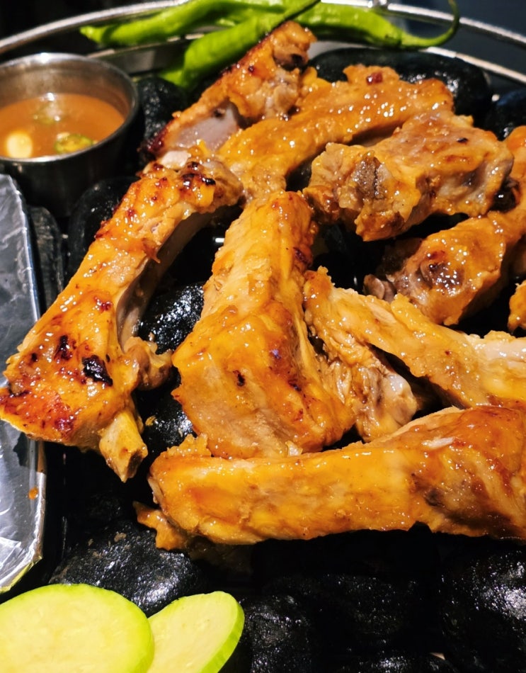 [창원]자갈에 구워먹는 쪽갈비 창원 상남동 고기집 '옥자갈구이'