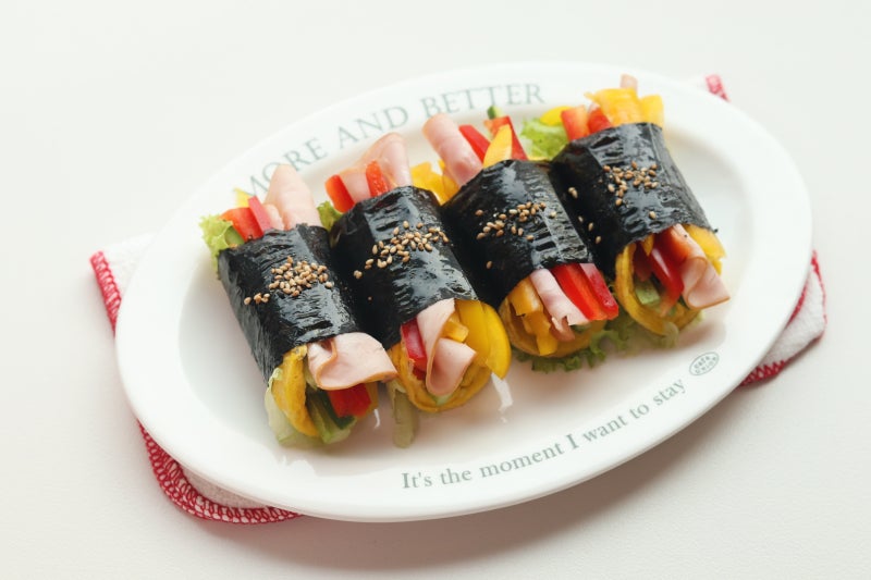 다이어트 키토 김밥 만들기 샐러드 김밥 만드는 법